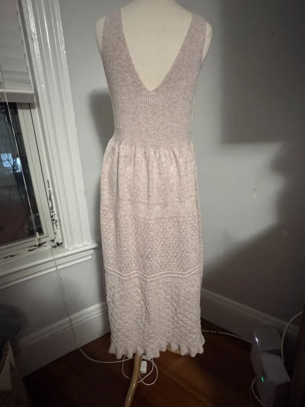 La Vie by Rebecca Taylor Rainbow Pointelle Dress - Picture 4 of 6